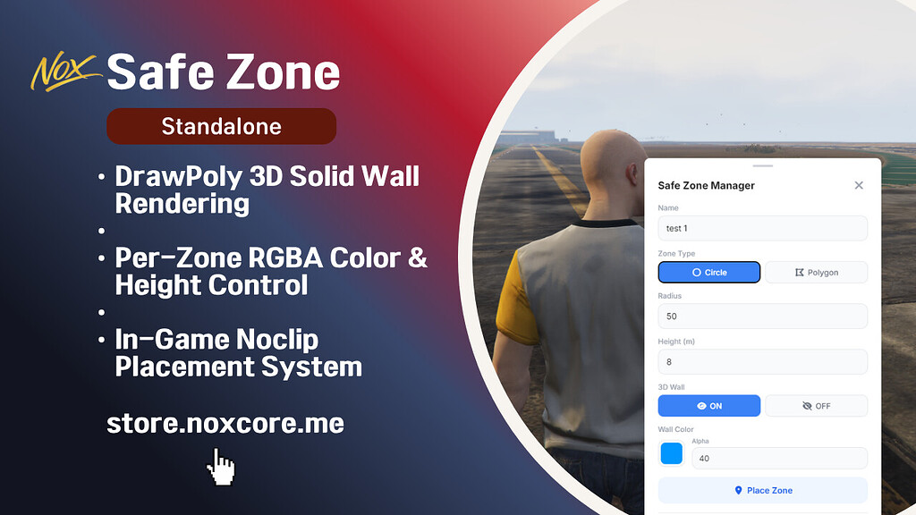 [免费]安全区|独立-FiveM插件网