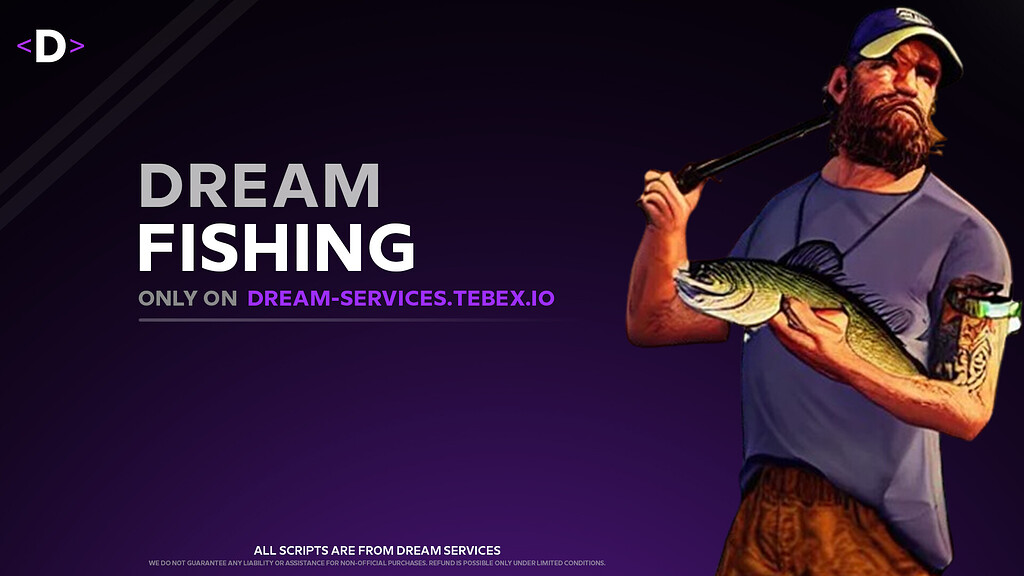 Dream Fishing (Rod, Decoy, Seller with random prices) Releases Cfx