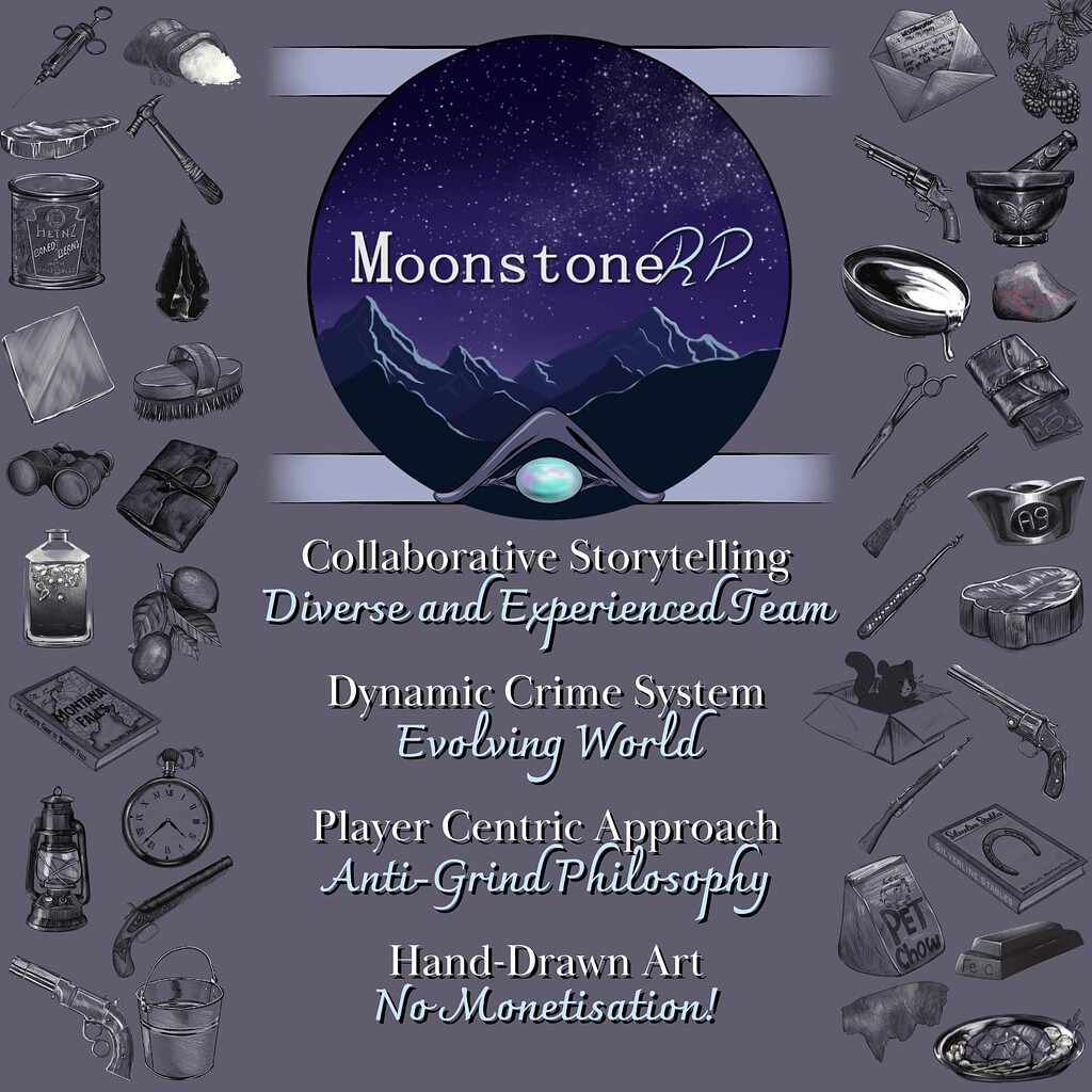 Moonstone RP - New server with many opportunities and a lot of heart ...