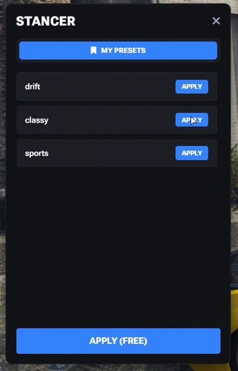 [Release] [ESX]/[QB] Wheels Stancer Script - Stance ANY Vehicle ...
