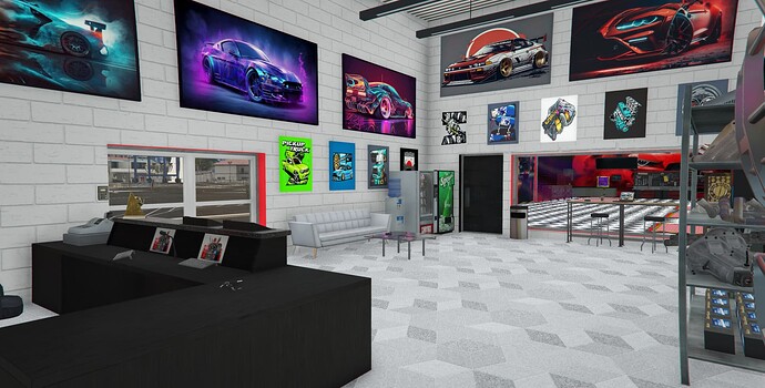 UNCStudios Rouge Customs MLO interior  thumbnail 9