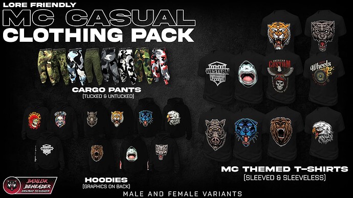 MC Casual Clothing Pack