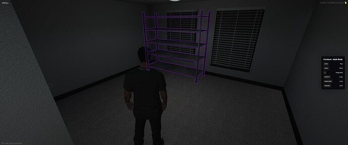Furniture - Walk Mode