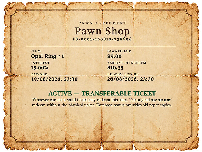 ticket