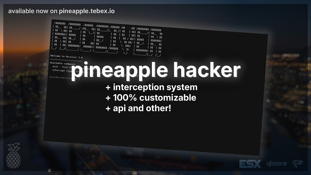 pn-hacker - FiveM most customizable hacker system ( + intercepting ...