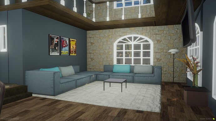 GTA V FIVEM MLO | JR MINI MANSION | HOUSE thumbnail 9