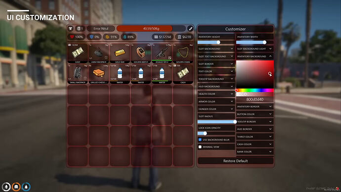 customization