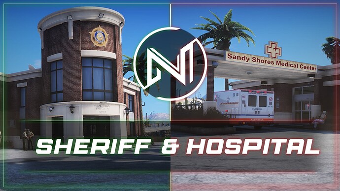 [MLO] Sheriff Station & Hospital - Sandy Shores Thumbnail