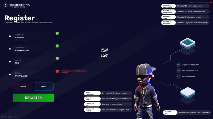 [PAID] Most Advanced Identity System V2 [ESX / QBCore / Standalone]  thumbnail 4