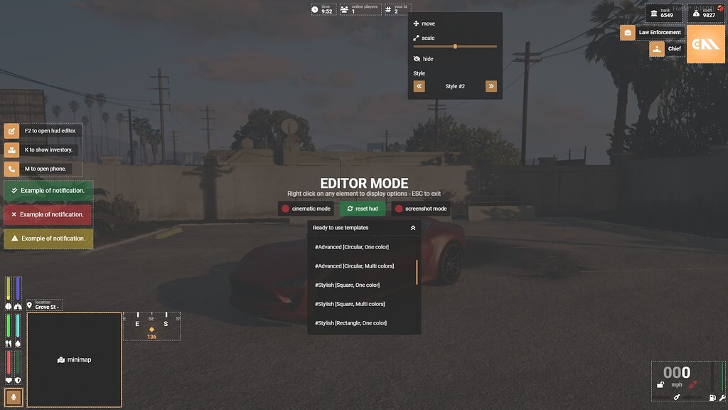 [crm-hud] Advanced Hud with complete Customization & ready-to-use ...