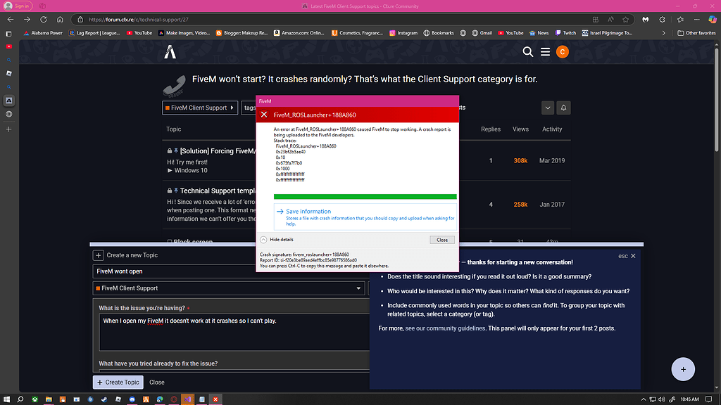 FiveM wont open - FiveM Client Support - Cfx Forum