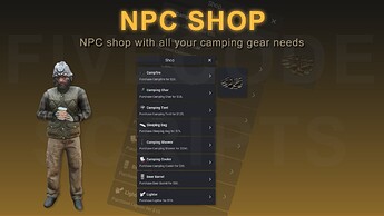 camping - npc shop