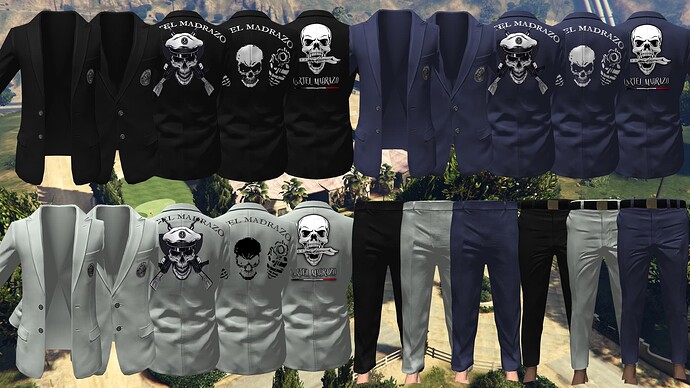 Madrazo Cartel Suits for Male and Female [Lore Friendly] Thumbnail