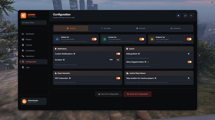 FiveM Taxes Resource (ESX, QBCore, QBOX) 5