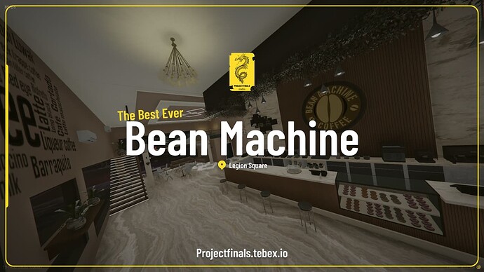 Bean Machine | Coffee Shop Interior | Legion Square Thumbnail