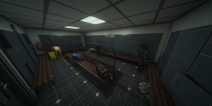 lockers room