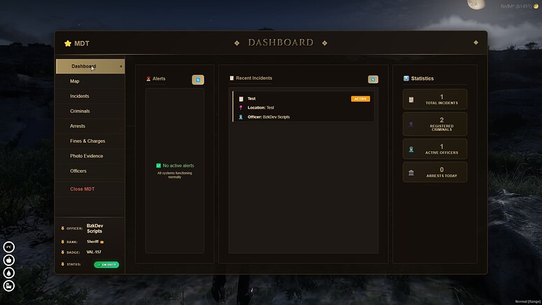 [MDT] Mobile Tablet System for RSG/VORP - RedM Releases - Cfx.re Community