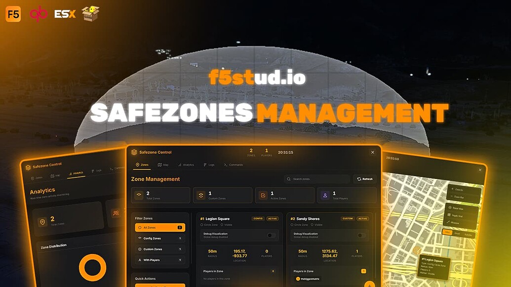 Free Complex Safezones Script [QBCORE/QBX/ESX] - FiveM Releases - Cfx Forum