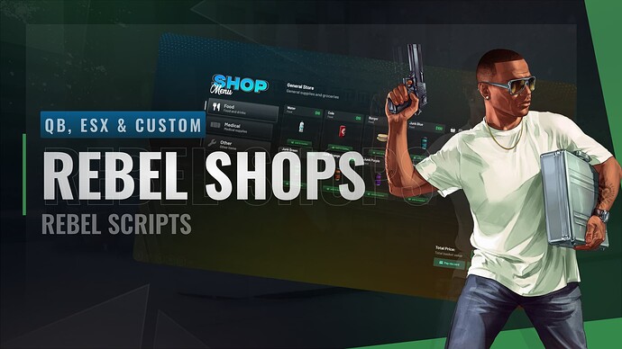 Rebel Shops| Advanced Shop System [QB / ESX / QBOX / CUSTOM] Thumbnail