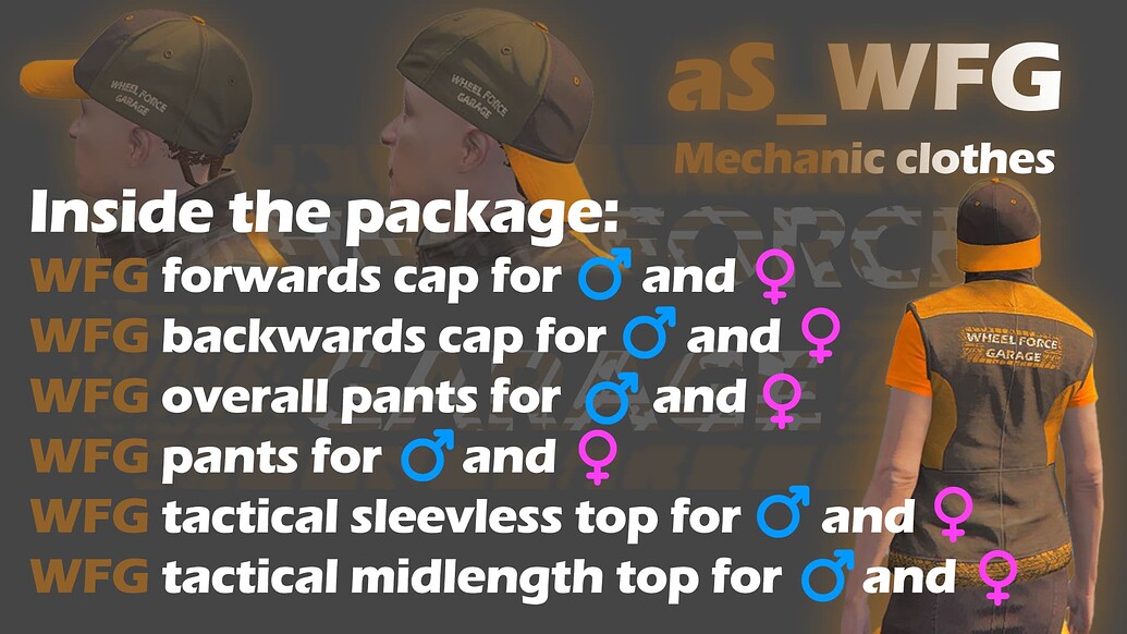 [aS_WFG] FiveM Mechanic clothes - FiveM Releases - Cfx.re Community