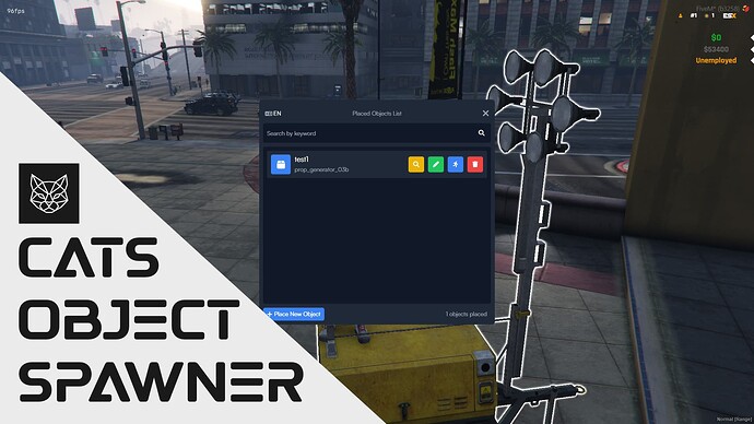 CATS Object Spawner [ESX / QBCore / Qbox] Thumbnail