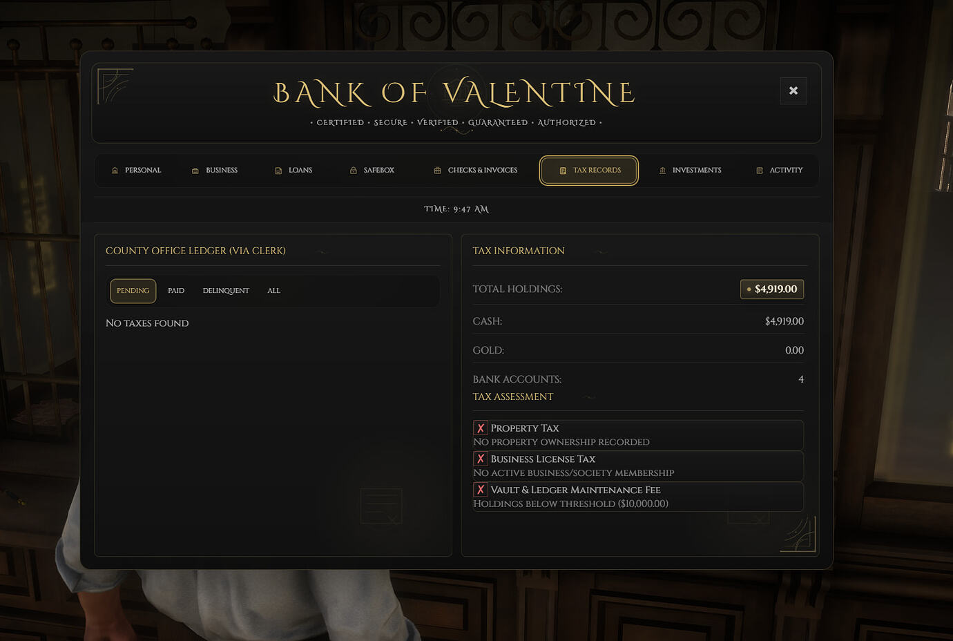 [VORP] Crowe Banking V2 - RedM Releases - Cfx.re Community