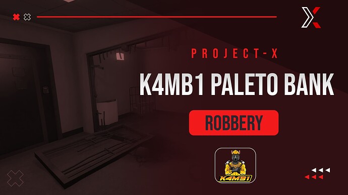 Project X K4MB1 Paleto Bank Robbery Heist - QB | QBOX | ESX | Custom Thumbnail