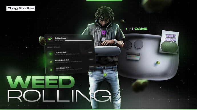 Most Realistic Weed Rolling | thug-weed-rolling