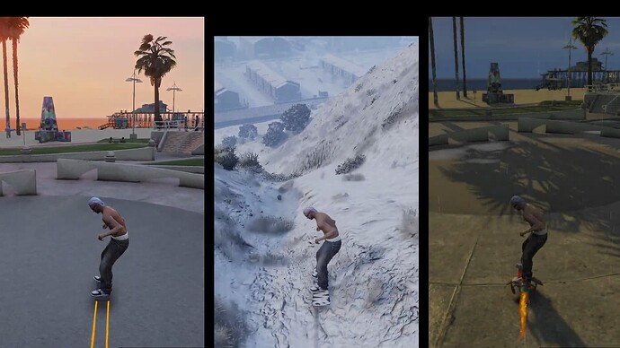 Skateboard, Snowboard & Hoverboard _ FiveM Script 0-29 screenshot