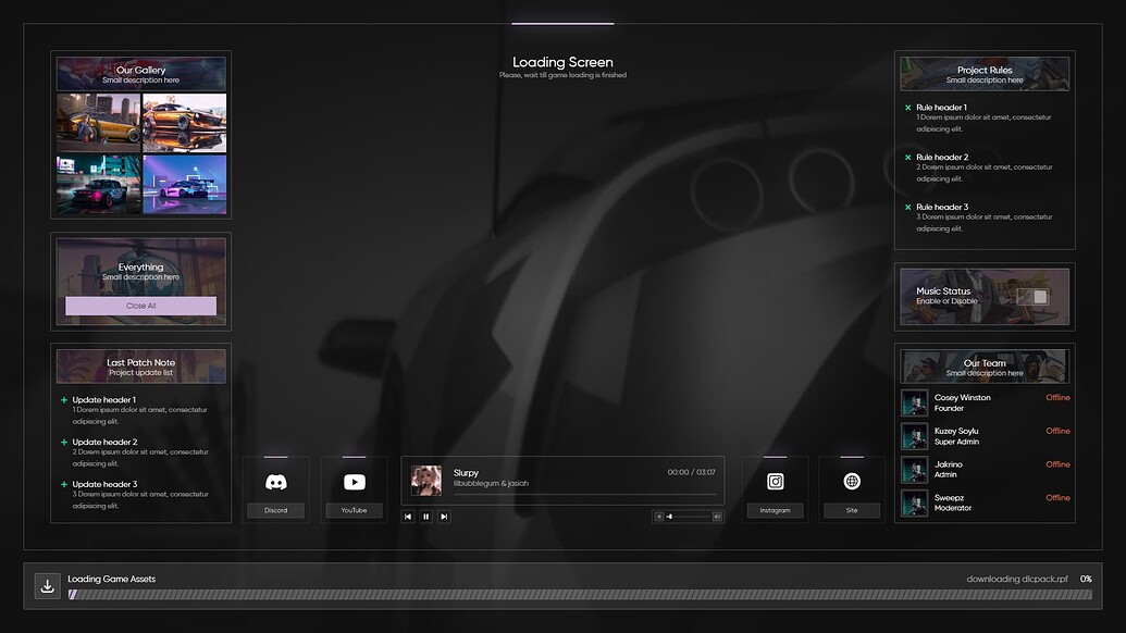 Fivem Loading Screen Script | Sweepz Load Screen - FiveM Releases - Cfx ...