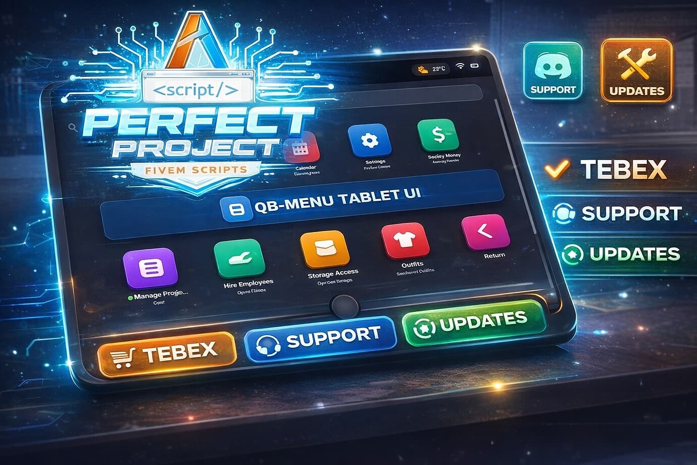 [PAID] QB-Menu Tablet UI - FiveM Releases - Cfx.re Community