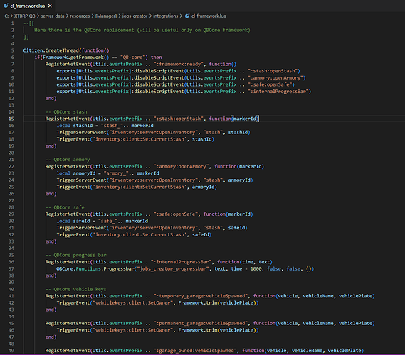 Changing to new framework - QBCore - Cfx.re Community