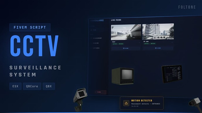 CCTV – Advanced Surveillance Camera System | ESX / QBCore / QBX