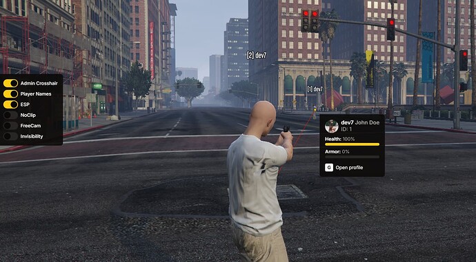 Admin Crosshair, ESP, Player Names