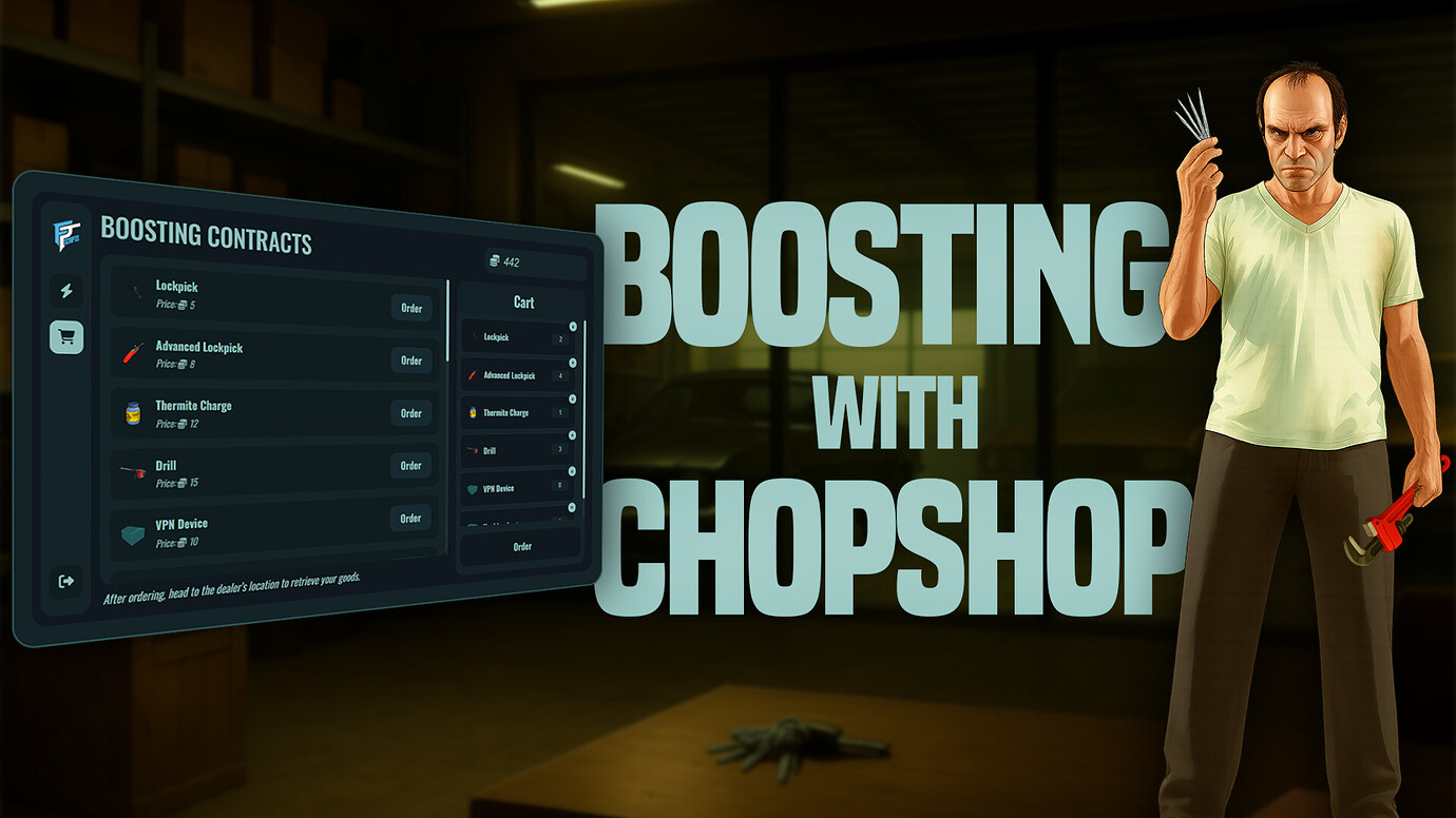 [Release] [ESX / QB / OX] Boosting System | Contracts, Ranks, Rewards ...