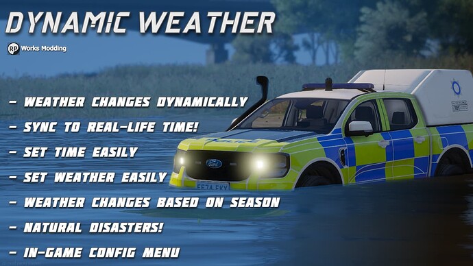 [PAID] Dynamic Weather System | Natural Disasters and Server Syncing all in one! Thumbnail