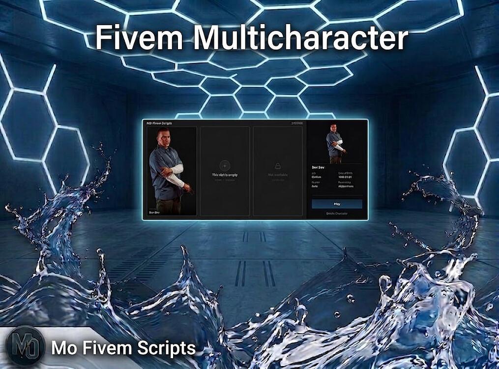 [PAID] [QB-Core] MO Multicharacter (V1) - Modern character selection ...
