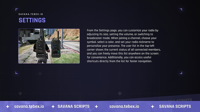 [SAVANA] Advanced Radio (Walkie Talkie) thumbnail 4