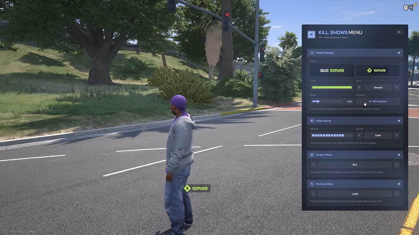 Most Advanced Customizable Kill Effects System | thug-kill-shows-plus ...