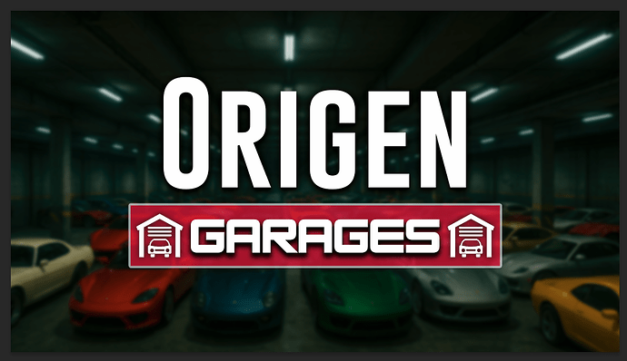 ORIGEN GARAGES - FIVE M SCRIPT STANDALONE Thumbnail