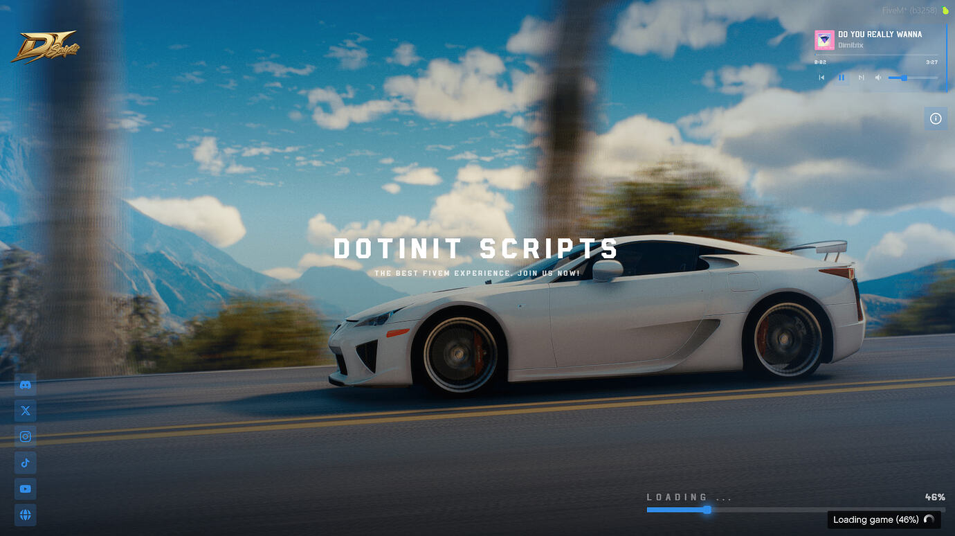 DOTINIT LOADING SCREEN | QBCORE | QBOX | ESX | STANDALONE - FiveM ...
