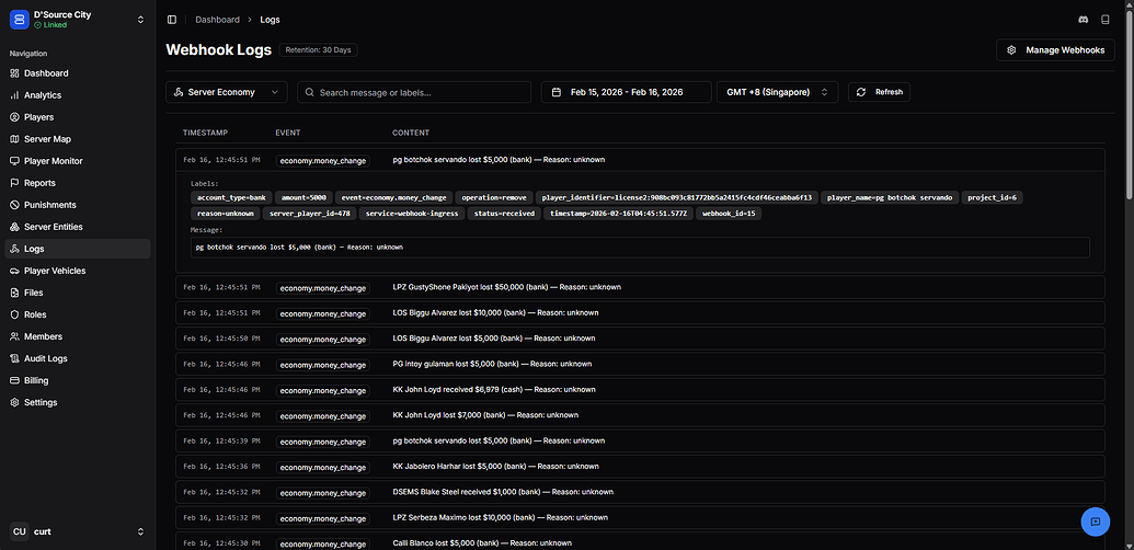 [FREE/PAID] monoAdmin - Advanced Cloud & In-Game Admin Panel - FiveM ...