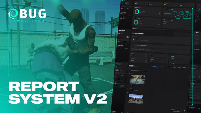 FiveM Report System V2 - In-game Ticket System With Discord Role Permissions