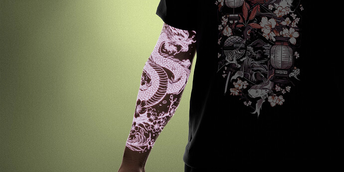 Glowing Arm Tattoo Thumbnail