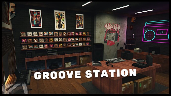 Music Store + studio | FiveM MLO Interior Thumbnail