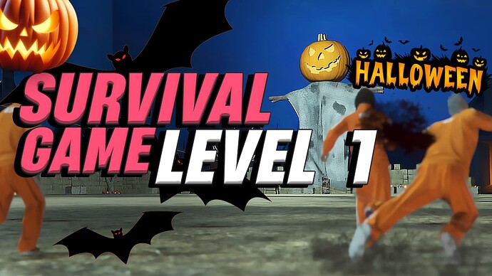 Level 1 - Squid Game inspired game for FiveM and Halloween Thumbnail