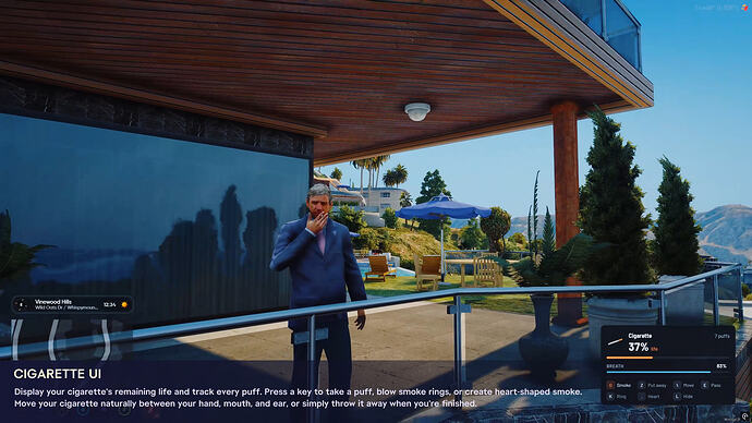 Introducing FiveM Smoking Script - CodeM 0-29 screenshot