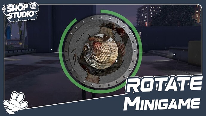 [ESX/QB/STANDALONE] Minigame Rotate (Can Custom Pic) Thumbnail