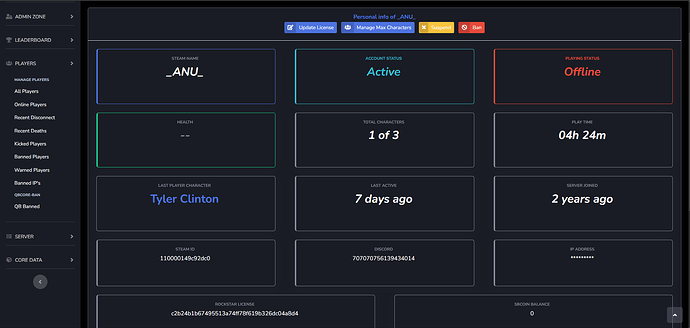 [PAID][QBCore/QBox] SB Admin Panel - Revolutionary FiveM Server Management thumbnail 7