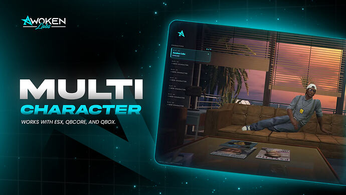 [PAID] Awoken MultiCharacter — Modern Character Selector for QBX ...